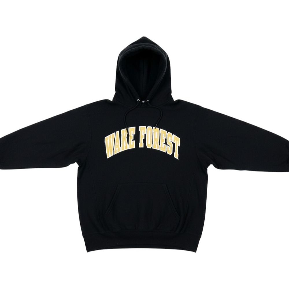 Champion Wake Forest University Hoodie Sweatshirt Black Small NCAA Collegiate